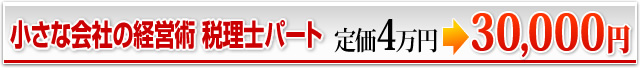 小さな会社の経営術税理士パート